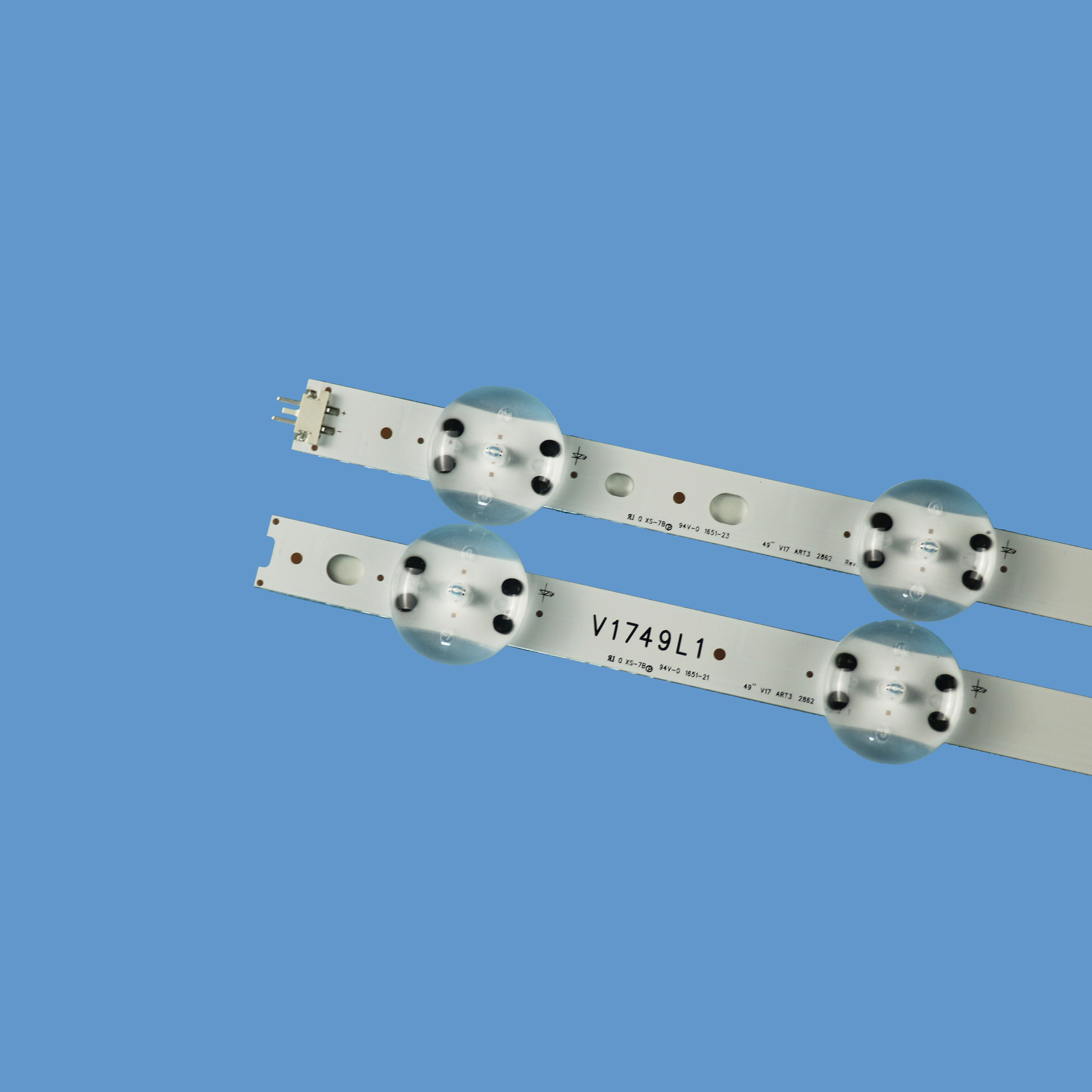 TV-035 49 inch V17 lg TV led backlight strip 6+6lamp LED bar light for lg csp 49inch V17 Television Replacement 2pairs/kit