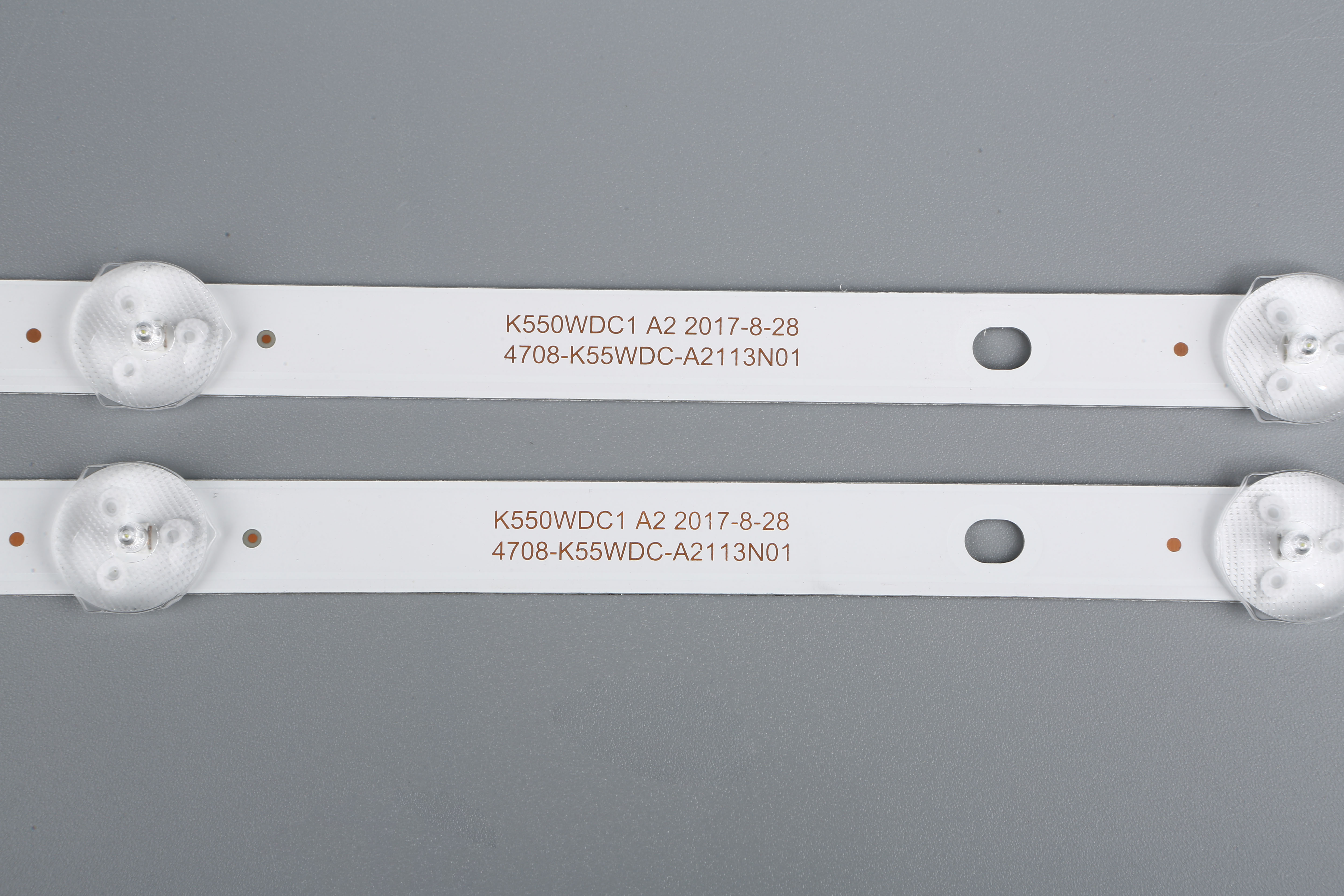 TV-128 Hot Selling LED TV Backlight Strip 5 Lamps 4708-K55WDC-A2113N01 For Philips 55inch TV 55PUF6092 K550WDC1