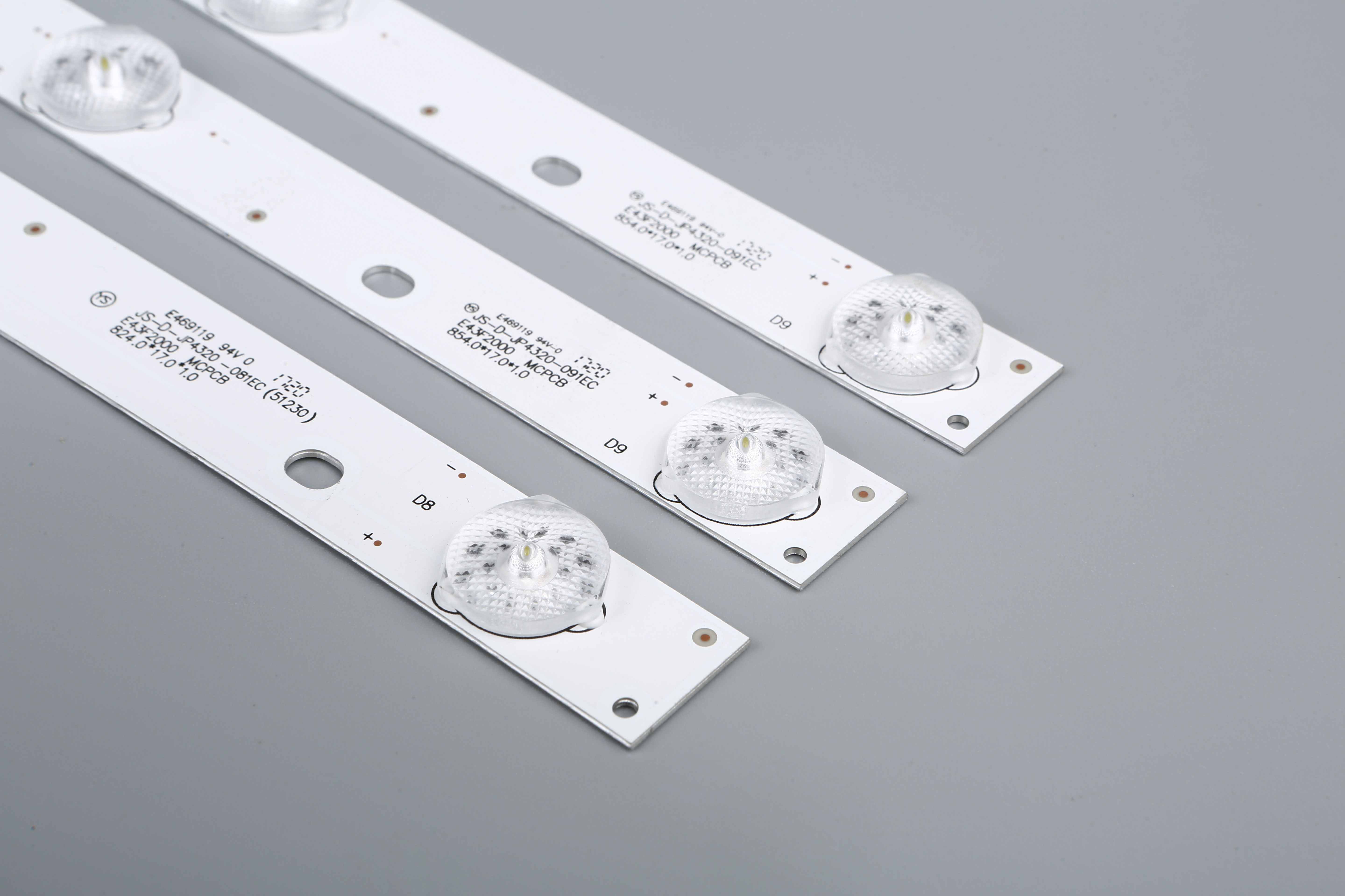 TV-127 NEW Arrival Hot Selling JS-D-JP4320-091EC E43F2000 MCPCB 3pcs 43" LED Backlight Strip for AKAI AKTV432 JS-D-JP4320-091EC 