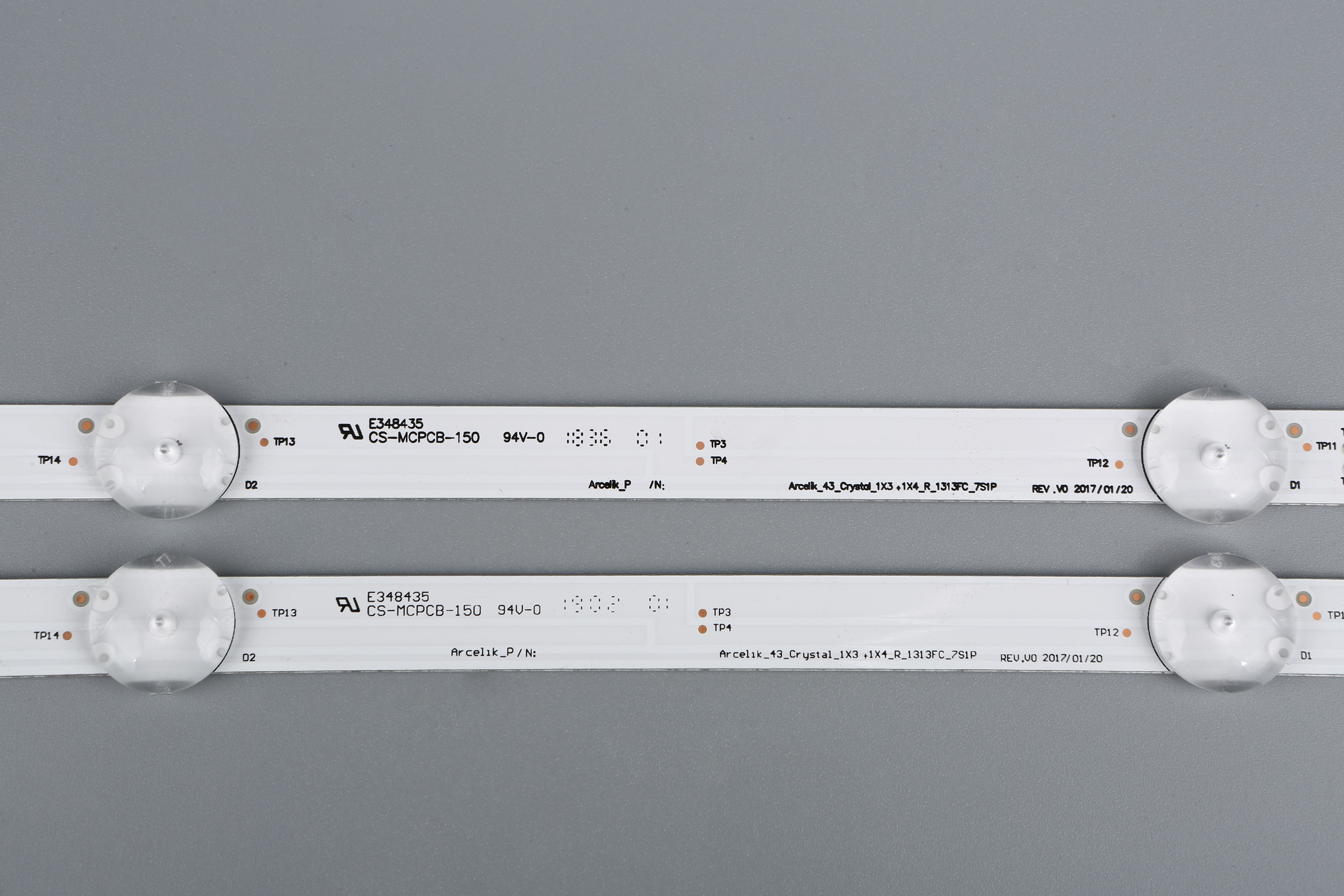 TV-115 LED TV Backlight Strip 7 lamps Arcelik-43-Crystal-1X3+1X4-R-1313FC-7S1P For 43VLX7730SP LC430EQY-SHM1