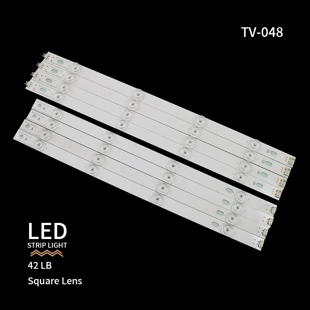 TV-048 42 Inch LG LB With Paper Square Lens High-quality Materials LED TV Backlight Strip for LG Cold White Aluminum 42LB582V , 42LX330C-UA , 42LX530S-UA , 42LF5500 , 42LF6200 , 42LF5800-UA
